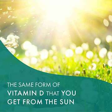 PURE ESSENCE LABS Vitamin D 2000 IU - Best Immune Support for Adults - Organic & Nature Vitamins - Immunity Booster & Dietary Supplements (30 Capsules)