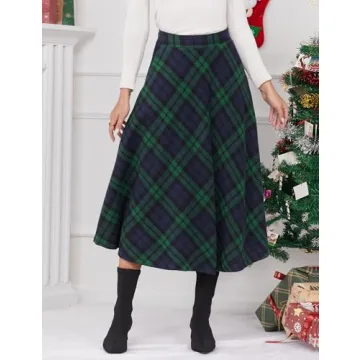 Stylish Plaid Dresses for Women 2024 for Winter Fashion