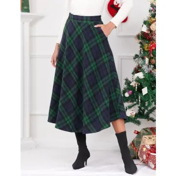 Stylish Plaid Dresses for Women 2024 for Winter Fashion