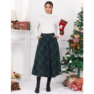 Stylish Plaid Dresses for Women 2024 for Winter Fashion