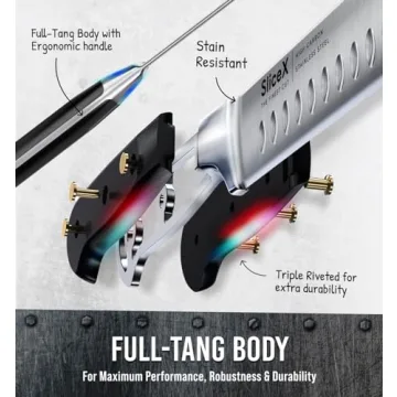 SliceX Brisket Knife Premium German Steel BBQ Gift