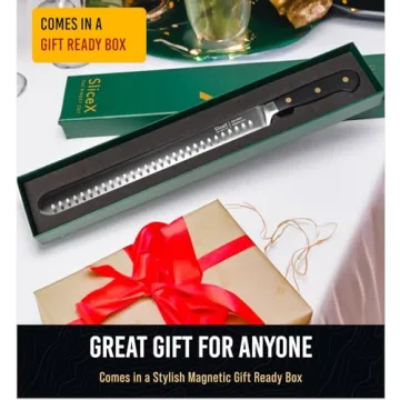 SliceX Brisket Knife Premium German Steel BBQ Gift