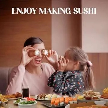 Sushi Making Kit For Beginners - 20 Pieces In 1 Sushi Kit, Sushi Bazooka, Chopsticks, Onigiri Mold, Rice Puddle, Bamboo Mats, Great For Sushi Lovers