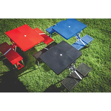 ONIVA Folding Picnic Table with Umbrella Hole - 36.2" x 18" x 5.5"