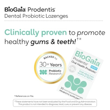 BioGaia Prodentis Dental Probiotic Lozenges for Oral Health