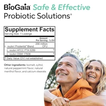 BioGaia Prodentis Dental Probiotic Lozenges for Oral Health