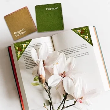 Personalized Hand Embroidered Corner Bookmark Gift
