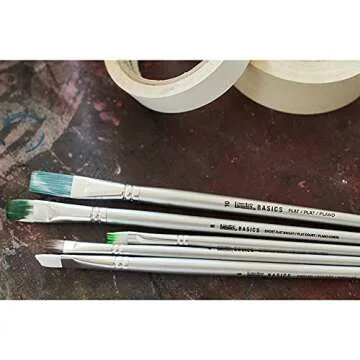 Quality Liquitex BASICS Acrylic Paintbrush Set of 6