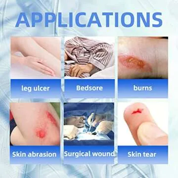 Dr. Med Silicone Foam Dressing 4x4 with Adhesive Border