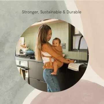 WildBird - Aerial Carrier - 7 to 45 lbs - for Moms, Dads & Caregivers - 100% Natural European Linen Fibers - Versatile & Adjustable - Small Size - Willow Fabric