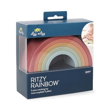 Itzy Ritzy Rainbow Stacking Toy for Infants - Fun & Educational