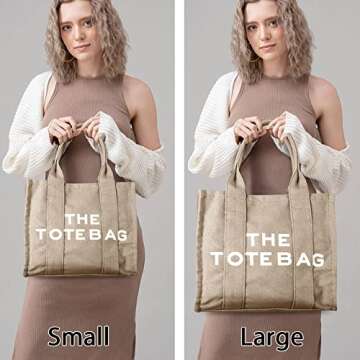 The Tote Bag for Women, Canvas Crossbody Bags for Women The Traveler Handbag