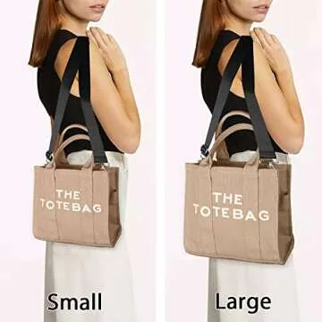 The Tote Bag for Women, Canvas Crossbody Bags for Women The Traveler Handbag