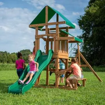 Backyard Discovery Belmont Cedar Wood Swing Set