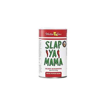 Slap Ya Mama Cajun Seasoning from Louisiana Spice Variety Pack, 8 Ounce Cans, 1 Cajun, 1 Cajun Hot, 1 White Pepper Blend