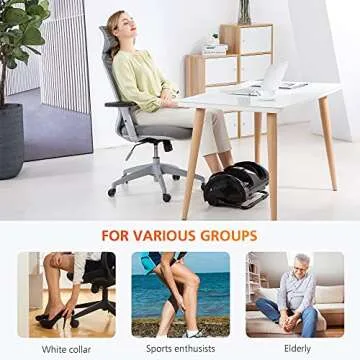 Snailax Foot Massager with Heat, Shiatsu Feet and Calf Massager Machine for Plantar Fasciitis, Neuropathy, Improve Circulation, Foot Leg Massager, Gifts(Without Remote Control)