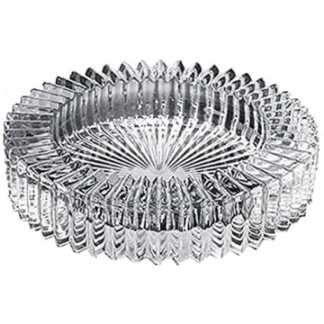 Luxury Glass Ashtray 6' Round - Ideal Home Office Gift