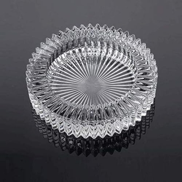 Luxury Glass Ashtray 6' Round - Ideal Home Office Gift
