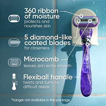 Gillette Venus Deluxe Smooth Swirl Razor Handle + Refills