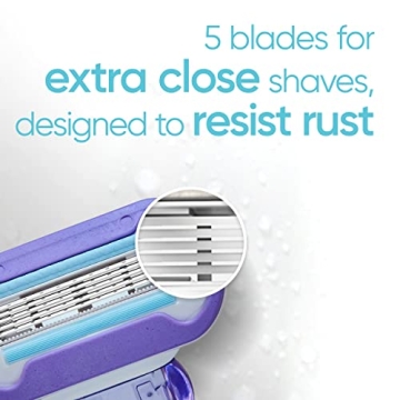 Gillette Venus Deluxe Smooth Swirl Razor Handle + Refills