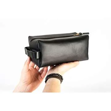 Buy VELLAIRE Genuine Leather Toiletry Bag for Travelers