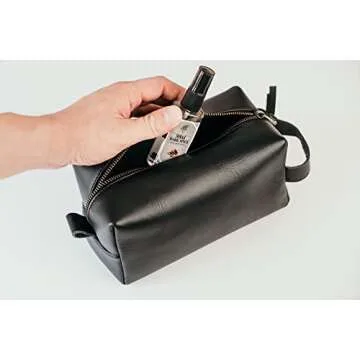 Buy VELLAIRE Genuine Leather Toiletry Bag for Travelers