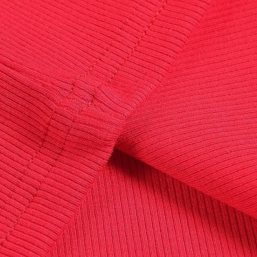 Artfish Casual Sleeveless High Neck Rib-Knit Crop Top