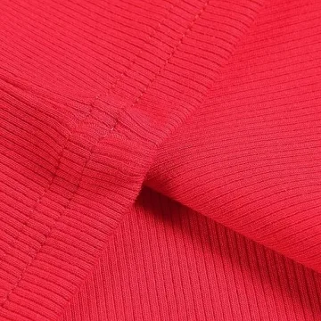 Artfish Casual Sleeveless High Neck Rib-Knit Crop Top