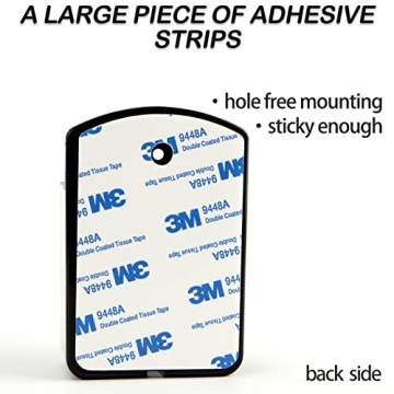 Foxwake Remote Control Holder - 6 Pack Wall Mount Organizers