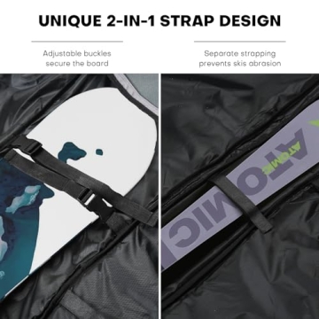 Premium Snowboard Bag with 7MM Padding for Travel
