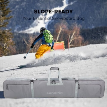 Premium Snowboard Bag with 7MM Padding for Travel