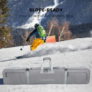 Premium Snowboard Bag with 7MM Padding for Travel