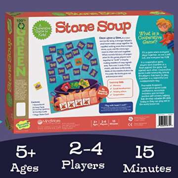 Peaceable Kingdom Stone Soup Memory Game for Kids