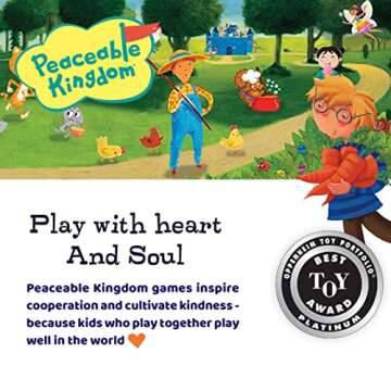 Peaceable Kingdom Stone Soup Memory Game for Kids