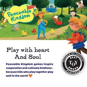 Peaceable Kingdom Stone Soup Memory Game for Kids