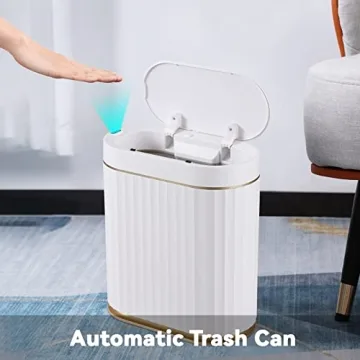 ELPHECO Automatic Motion Sensor Trash Can - 2 Gallon