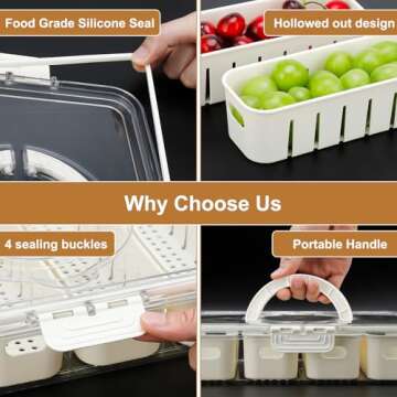 Snackle Box Container for Fresh Snacks on the Go