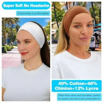 Stylish RITOPER Headbands for Women - Non-Slip & Comfortable