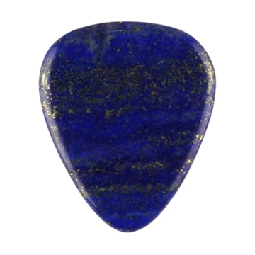 Exquisite Lapis Lazuli Stone Guitar or Bass Picks - 3.0 mm - Specialty Handmade Gemstone Plectrum - ...