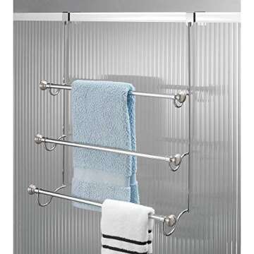 iDesign Over the Door Towel Rack - York Collection