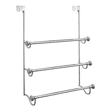 iDesign Over the Door Towel Rack - York Collection