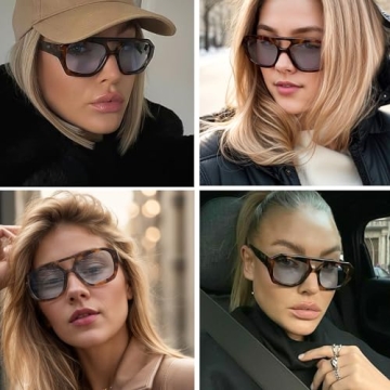 Trendy AENMTU Hexagon Aviator Sunglasses for Everyone