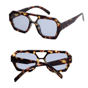 Trendy AENMTU Hexagon Aviator Sunglasses for Everyone