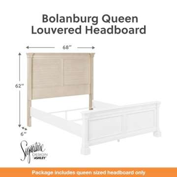 Stylish Antique White Queen Headboard for Modern Bedrooms