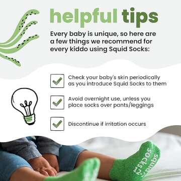squid socks Viscose from Bamboo Socks | 0-6M, 6-12M, 12-24M, & 2T-3T | Socks that Stay On | As Seen on Shark Tank | Colby