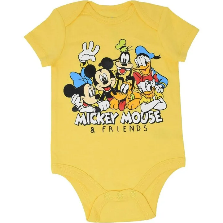 Lion King Baby Bodysuit 5 Pack for Boys