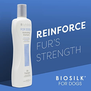 BioSilk Dog Shampoo Best for Dry Skin 12 Oz Silk Therapy