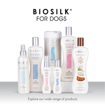 BioSilk Dog Shampoo Best for Dry Skin 12 Oz Silk Therapy