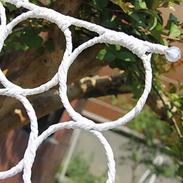 Tosnail Pack of 2 Scarf Hanger Holder Organizer Space Saver for Tie, Belt, Scarves, Socks - White