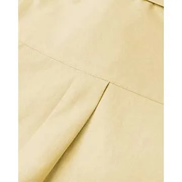 Alimens & Gentle Oxford Shirt Long Sleeve with Pocket Yellow